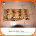 Fox Fur Plate made of Red Fox Legs